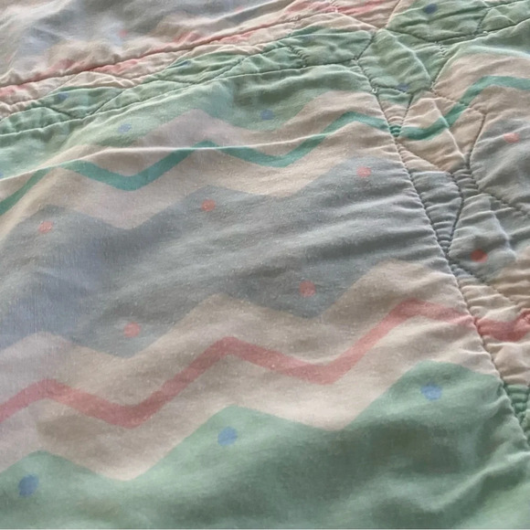 VTG Bucilla Mother Goose Rhymes Quilt (63480) Finished Quilt 30x33” Baby Blanket - Picture 15 of 15